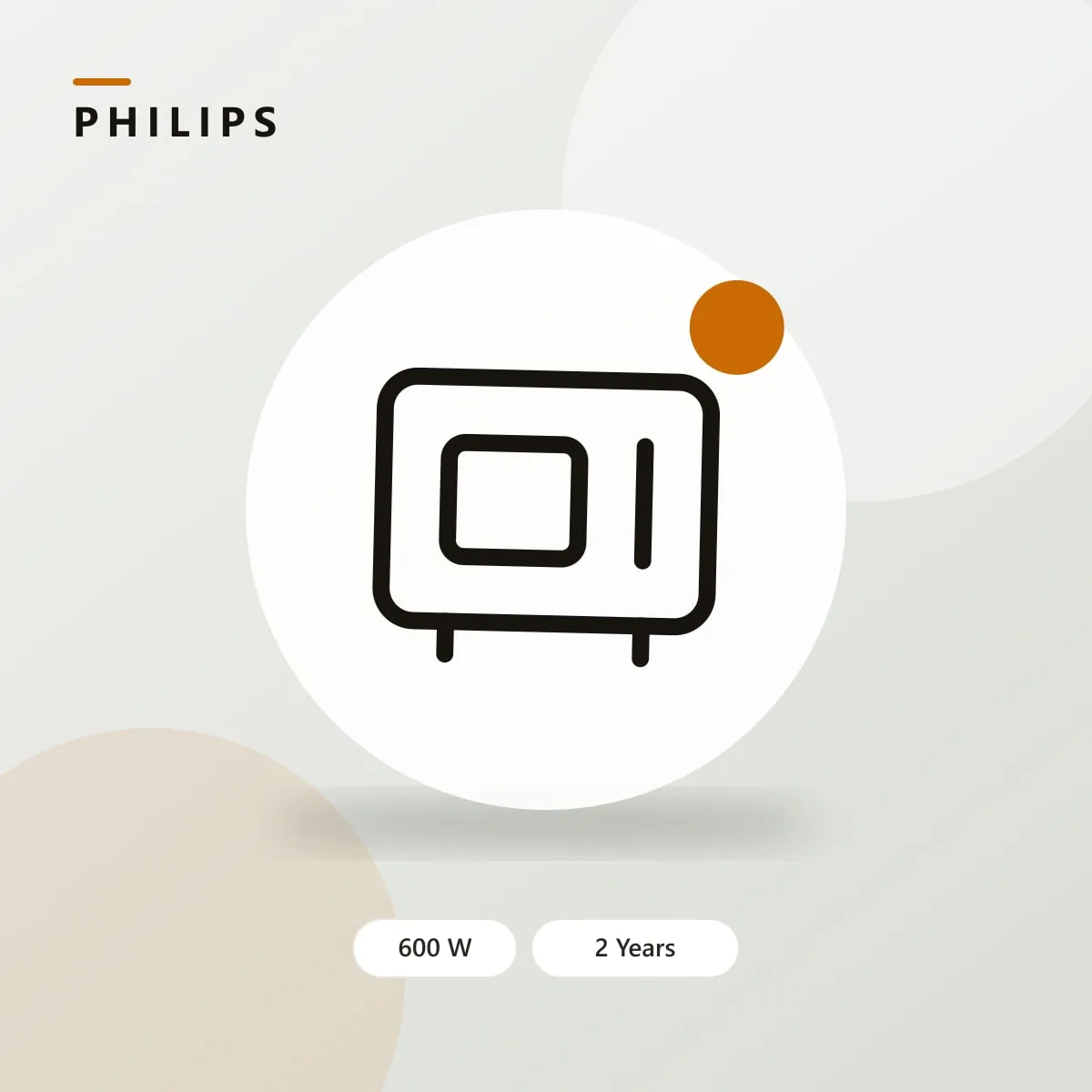 Philips HL1643 600W Hand Blender with Chopper