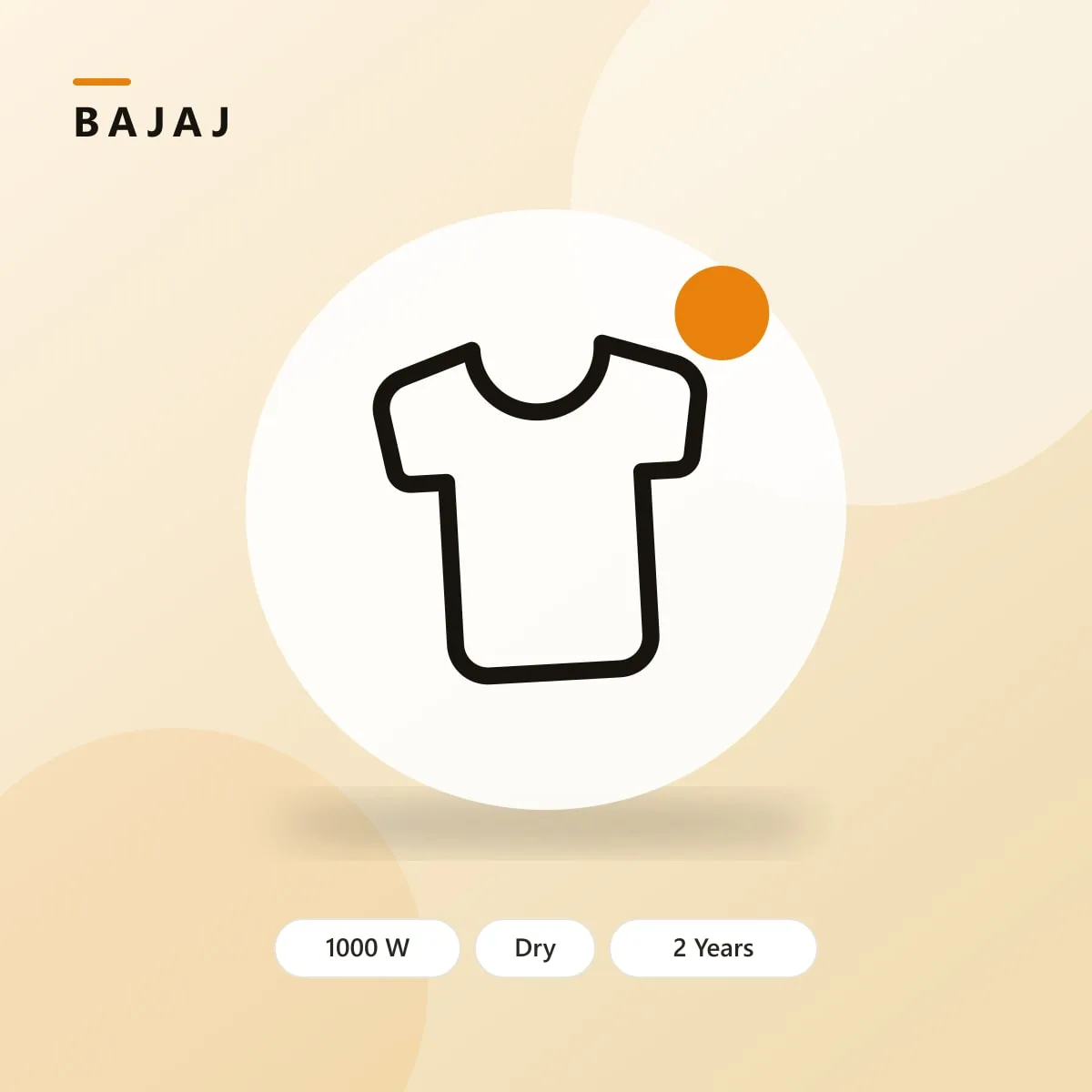 Bajaj DX 2 1000W Dry Iron