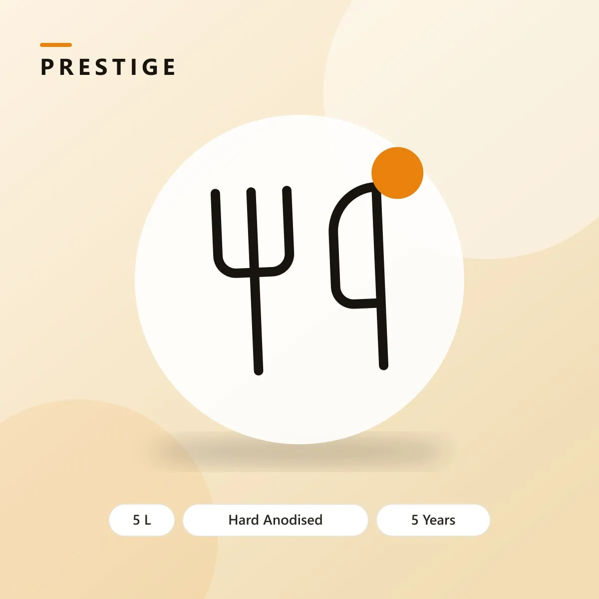 Prestige Svachh 5L Hard Anodised Pressure Cooker